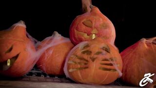 Strecthing lewd holes on Halloween Night Hardcore Compilation