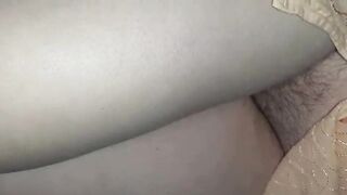 Creampie in my stepmom's hirsute, lascivious snatch.