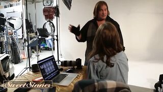 ADULTMOBILE - LOVELY SINNER - Molly Manson, Evan Stone - Office Conflicts Scene three