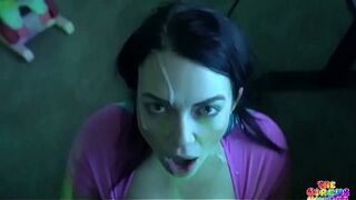 Hawt Booty Lalin girl Likes Large Nut On Her Face What A True Champ