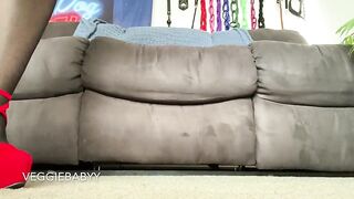 nylons and platform heels toes and soles teasing - veggiebabyy