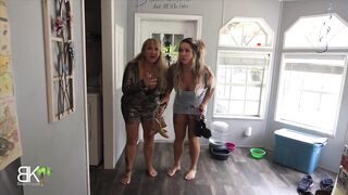 4 Honeys, 4 Dildos - StepMom, StepSisters & StepDaughter - BANGING IT OUT