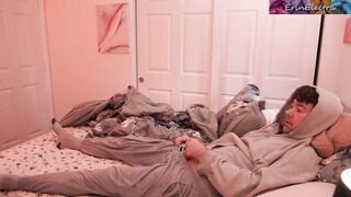 Stepmom gets Stepson up and going in the morning