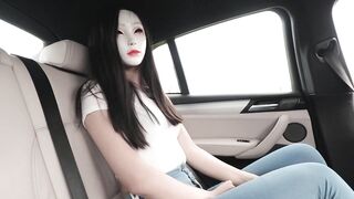 1st Date with Charming Oriental student ends in Wild Car Sex