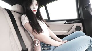 1st Date with Charming Oriental student ends in Wild Car Sex