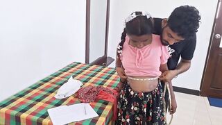 Steprother inadvertently gets a chance to bang stepsister hardcore