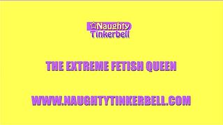Naughty Tinkerbell gets extreme masturbation pussy fisting