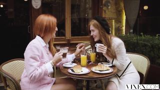 VIXEN A Rich Couple Share A Perfect Redhead On Vacation