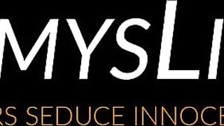 Big breasted stepmom Olivia Austin tongue fucks cute teen