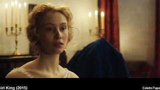 Celeb Actress Sarah Gadon & Malin Buska Naked Romantic Movie