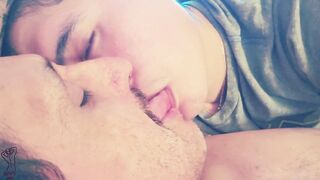 Latino Stepdad Likes Giving a kiss his Enjoyable Male Compilation