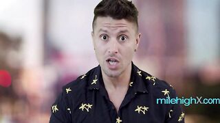 This Curvy Golden-haired Bangs Her Stud During the time that Texting Anybody Recent