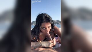 SEX ON A BOAT THAT GUY TOOK ME TO THE CENTRE OF THE SEA AND CUMMED IN MY BOOTY - YASMINA KHAN