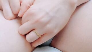 Malformed love button, hollow inside the narrow twat