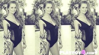 Hot large booty sweetheart showed excellent body after pleasant striptease session