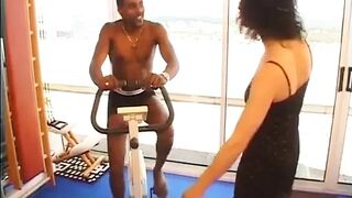 An orgasmic sport session for a brunette hair who is hungry for tail!