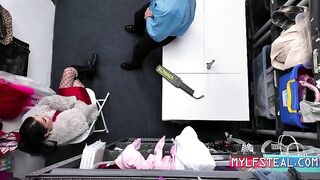 Security Guard Catches a Shoplifting Stripper