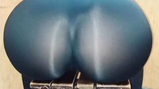 Neighbour sitting showing her giant cola