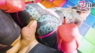 Large WEENIE ANAL banging nasty slutty HIPPIE wench