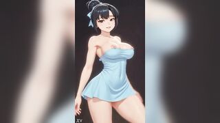 Betty Rubble masturbates frantically and Fred Flintstone spies on her throughout a window