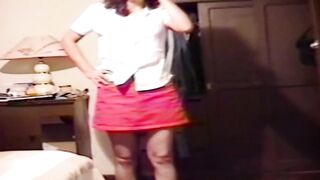 Showing off my large snatch, butt and bazookas in advance of getting banged by a guy