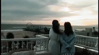 Squirting lesbos on the porch