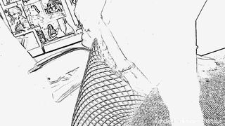 London Keyes showers off her hawt body in a hotel room