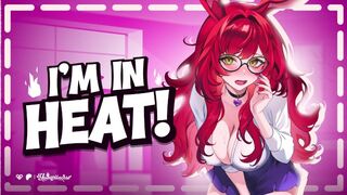 "Please Breed Me NOW!" Bunnygirl In Heat is Despairing For Your Cum - R18 Audio ASMR Comics Roleplay