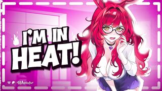"Please Breed Me NOW!" Bunnygirl In Heat is Despairing For Your Cum - R18 Audio ASMR Comics Roleplay