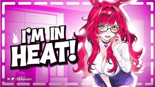"Please Breed Me NOW!" Bunnygirl In Heat is Despairing For Your Cum - R18 Audio ASMR Comics Roleplay