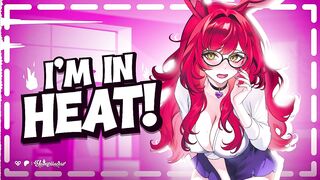 "Please Breed Me NOW!" Bunnygirl In Heat is Despairing For Your Cum - R18 Audio ASMR Comics Roleplay