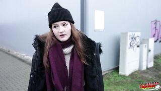 GERMAN SCOUT - Supple Ginger Teen Olivia Westsun at Pick Up no fucking-rubber Casting Screw