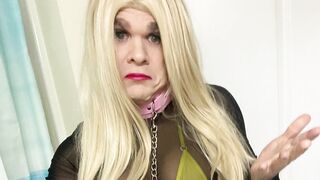 Crossdressing trans compilation of horny outfits and being a floozy Crossdresser