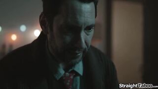At midnight the Krampus visits me afresh to claim her prize.Tommy needs to distract the monstrosity untill morning and seduces her.This guy screws the monster