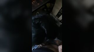 Girfriend clean my pc and cock part1