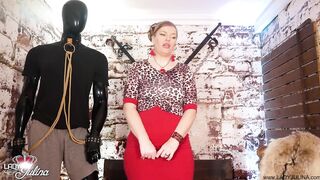 Anal serf! Take off your raiment! Get on your knees! Show me your sexy little anal opening! Wow, how sexy it's! I wanna shove smth fantastic into your gap! Come on, bow over, let me screw u.