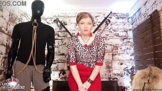 Anal serf! Take off your raiment! Get on your knees! Show me your sexy little anal opening! Wow, how sexy it's! I wanna shove smth fantastic into your gap! Come on, bow over, let me screw u.