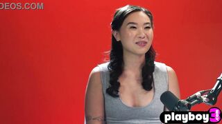 Outstanding Oriental playgirl happy her needs and hawt mother I'd like to fuck masturbated for the Playboy