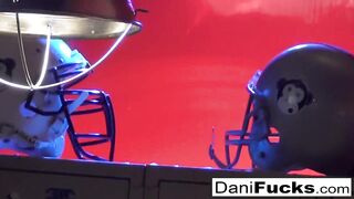 See Hawt Dani Play With Her Constricted Soaked Twat