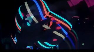 Samantha Saint gets off in this super sexy ebony light solo