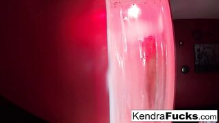 Kendra Cole takes a hot shower!
