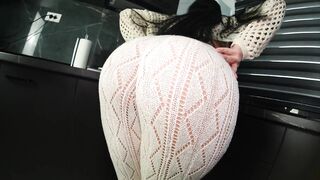 Hawt stepmom likes to bang in the kitchen. Her ideal round booty makes me mad