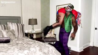 The Joker Unloading In Harley Quinn! Astounding Sexy Sex With Jason Luv And Kali Roses