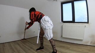Nymphomaniac maid cleans an abandoned abode ep 257 - preview