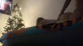 My most good ally invites me to see a video at her abode on Christmas night