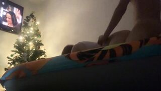 My most good ally invites me to see a video at her abode on Christmas night