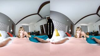 BRAZZERS VR - Girl Youngs Deepthroats Your Hard Shlong After U Shoot Your Large Load On Her Face