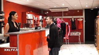 Ania Kinski, the breasty and wicked sex shop seller