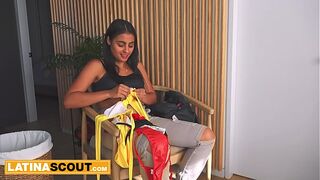 Sexy Colombian Hottie Bangs Her Way Into The Job Riding The Casting Agent