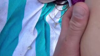 Camping and banging amateur pair